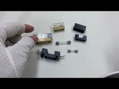 Fuse di vetro a copertura trasparente 5x20 mm 6x30 mm Tenitore di fusibile per la protezione del circuito