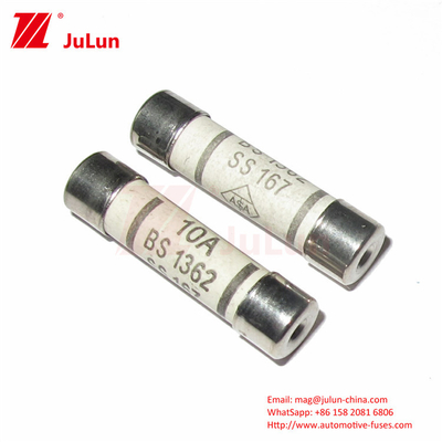 Potenza BS1362 B6*25mm Fusibili ceramici per veicoli per corrente elettrica 3A 5A 7A 10A 13A 20A