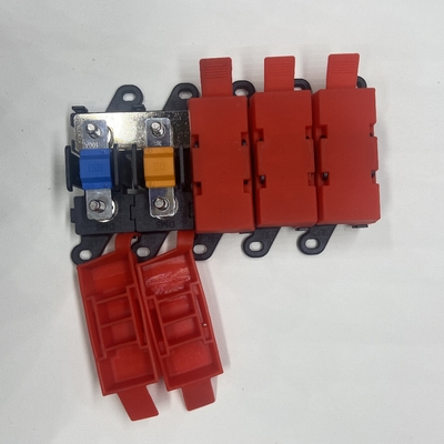 Portante di fusibile per navi a motore con disegno antipolvere Logo personalizzato Disponibili opzioni di colore rosso nero