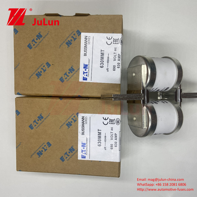MUSSMANN 690V 630A Fusibili per autoveicoli in rame ceramico 630MMT Twin Flat Plate Bolt Type Fusibili per la protezione dei veicoli