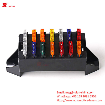 Protezione del circuito dell'auto Tenitore di fusibile in nylon 30A-500A-55 ~125°CBX2103 Yacht per auto rettangolare
