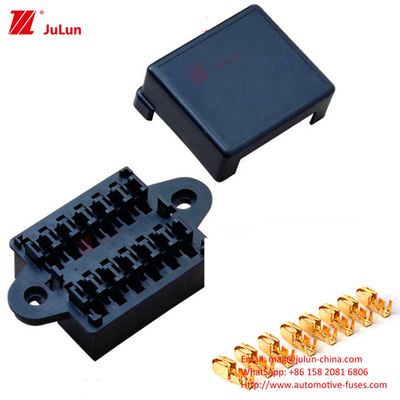 Car Multi-way Fuse Box Car Fuse Seat Electric Car Fuse Safety Piece High Power Safety Seat 30A-500A Nylon Plastic One/bi