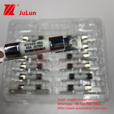 Pipa di sabbia di quarzo 10A - 100A fusibile elettrico a bullone per caricabatterie 30A 50A 750VDC fusibile EV Hey sono adatti F