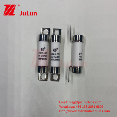 EV325 5FLL DC750V 10A 15A 20A con fusibile di ricarica EV Ex10A-100A con tubo esterno in ceramica e sabbia