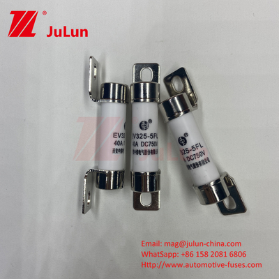 Tubo ceramico 14x51 15A 40A 50A EV325 FUSE 750VDC EV32520KA Fusibili ceramici per bulloni per automobili 10A-50A ISO8820/JASO D622