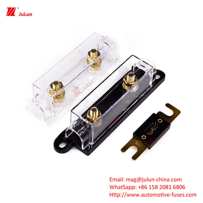 ANS/MIDI Piccolo supporto di fusibile premium, reset manuale del veicolo elettrico 30A-500A Nylon Plastic One/Bipolar 32V Circuit Breaker
