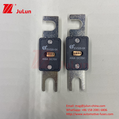 Fusibili per veicoli elettrici per autoveicoli con corrente nominale 80-500A - conformi alle norme ISO8820-5 e GB/T31465.5-2015