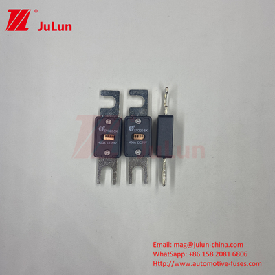 Fusibili per veicoli elettrici in ceramica nera EV320-5X-80A 70VDC per applicazioni automobilistiche