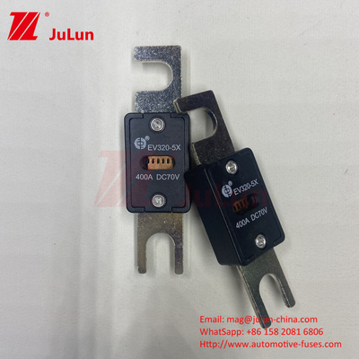 EV320-5X-350A-N 70VDC 6kA Ceramica Copper Electric Vehicle Fuse per la sicurezza del sistema di trazione EV