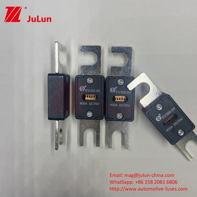 EV320-5X-350A-N 70VDC 6kA Ceramica Copper Electric Vehicle Fuse per la sicurezza del sistema di trazione EV