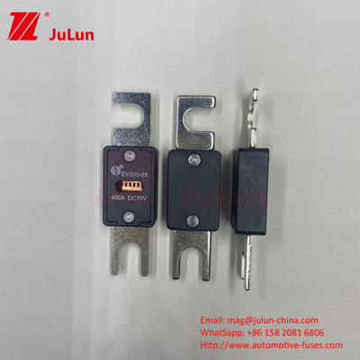 EV320-5X-350A-N 70VDC 6kA Ceramica Copper Electric Vehicle Fuse per la sicurezza del sistema di trazione EV