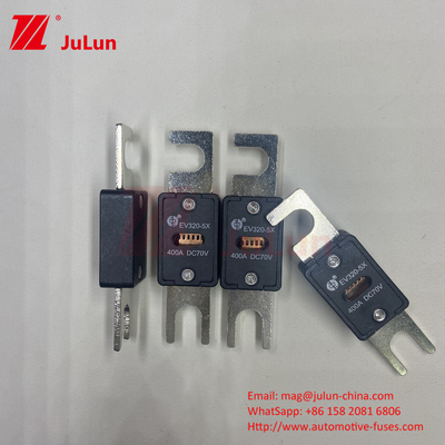 EV320-5X-450A-N 70VDC M6 M8 Fusibili EV portatili soddisfano lo standard ISO8820-5 per il powertrain automobilistico e i sistemi elettrici