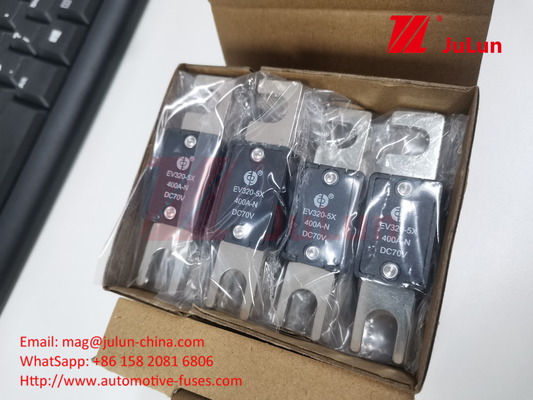 Veicolo elettrico EV320-5X-500A-N Fusibili per lame automobilistiche in rame nero 100A-150A