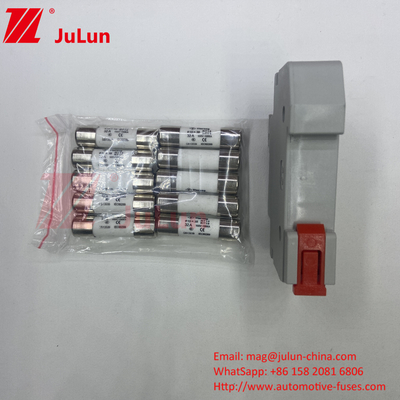 Fuse solare ceramica da 30kA per la protezione dell'inverter solare Sistema fotovoltaico solare 6A 10A 15A 20A 25A 30A DC Fuse TOPV-32 per la protezione dell'inverter solare