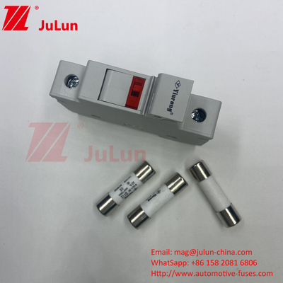 Fabbrica Professionale BYPV-18 1polo 16a 1000v Dc Din Ferrovia Fuse Portatore Con 1500v Dc Fuse Per Solare