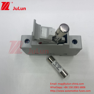 Fabbrica Professionale BYPV-18 1polo 16a 1000v Dc Din Ferrovia Fuse Portatore Con 1500v Dc Fuse Per Solare