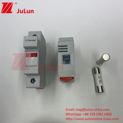 1000VDC 32A Portatore di fusibile solare con fusibili per inverter fotovoltaici RT18-32 15A 20A 32A Portatore di fusibile con indicatore a led per P solare