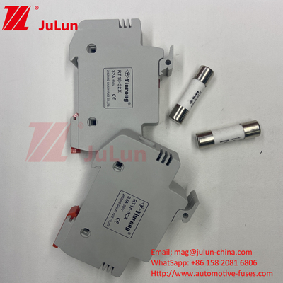 Fusibili fotovoltaici solari 1000VDC 15A con fusibile Fusibili fotovoltaici solari 6A 10A 15A 20A 25A 30A Alta tensione per sistema solare