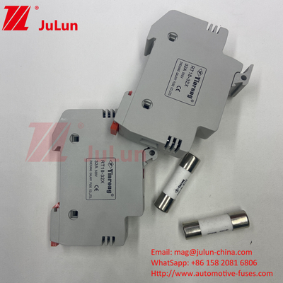 Fusibili fotovoltaici per la protezione della scatola del bus fotovoltaico DC 1000V Fusibili fotovoltaici 6A 10A 15A 20A 25A 30A Alta tensione per il solare