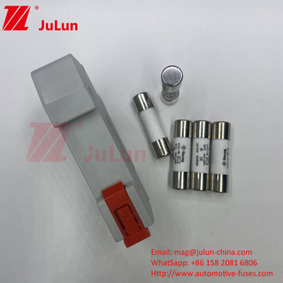 1000VDC 30kA Fuso fotovoltaico ceramico 10*38 DC Energia solare Fuso fotovoltaico solare Base e Fuso 1000V 15A 20A 25A 30A 32A