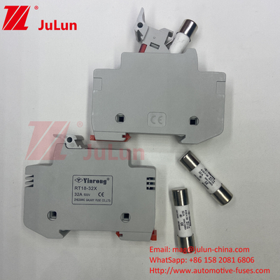 Portatore di fusibili fotovoltaici in ceramica con capacità di rottura 1000VAC/DC 300A