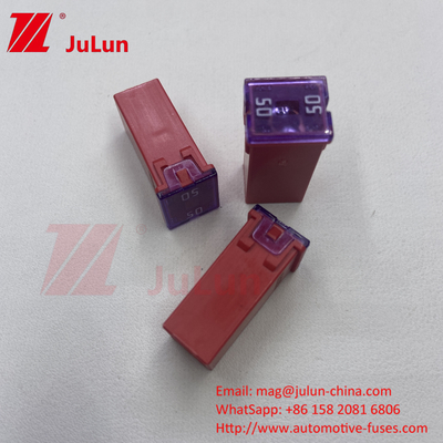 JCAS060.X Fusibili a lame per veicoli stradali 32V 58V per veicoli a motore in varie amperature con logo personalizzato