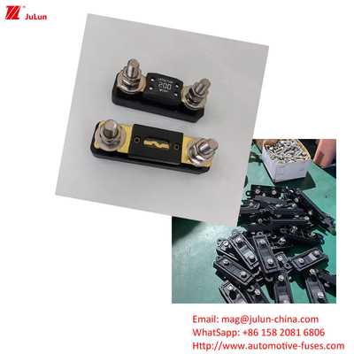 Eu UL Interruttore di circuito per amplificatore di ripristino manuale 30A-500A32V Portatore di fusibile per autoveicoli