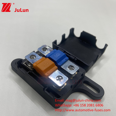 M5 Portatore di fusibile a bassa tensione Acciaio inossidabile resistente alle temperature Silicone antipolvere