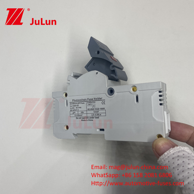 TUV DC Solar Fuse Fusible Holder Box Base DNPVF1-32 Protezione del sistema solare 10x38MM 1000V GPV Fast Blow Ceramica DIN Rail