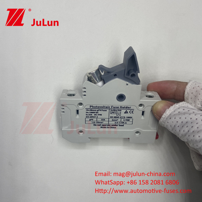 AC RT18-32X Fuse holder Fusibili Base Box 10x38MM 500V Fast Blow Ceramic RO15 RT18 DIN Rail Moun Single Fuse holder