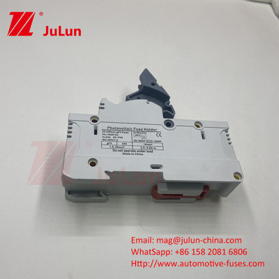 AC RT18-32X Fuse holder Fusibili Base Box 10x38MM 500V Fast Blow Ceramic RO15 RT18 DIN Rail Moun Single Fuse holder