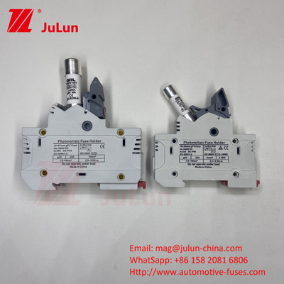 Fusibili fotovoltaici di 500VDC Dc Fusibili ceramici con porta per sistemi solari 14*51mm 1000DC