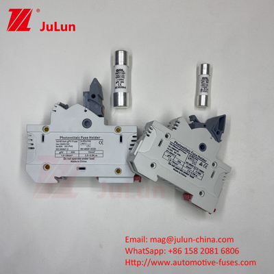 Fuse solare fotovoltaica per portatore di fusibile fotovoltaico 30 Amp Rt18-32 10x38 Fuse Base Fuse termica 16a 220v 10*85mm