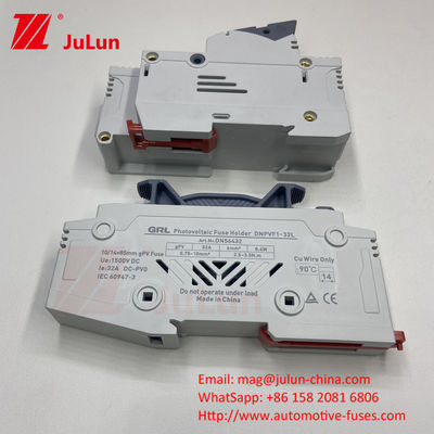 Fusibili 10x38 1000v 25a 10*38 2a Portatore di fusibili per sistemi solari Fusibili fotovoltaici per la protezione del sistema solare
