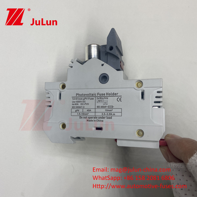 Fuse solare fotovoltaica con elemento di fusibile in rame Materiale RO17 a soffio veloce Ceramica DIN Rail Moun 22x58MM Fuso Italweber 500V