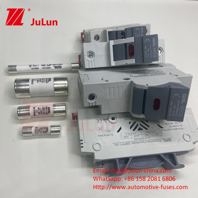 Fuse 1500vdc 20a DNPVF1-32L Sistema solare Pv Fuse 1500vdc Fast Blow Ceramica DIN Rail Moun 10x85MM Fuse termico 1500V