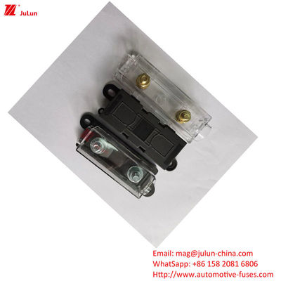 32V DIN Traccia tenitore di fusibile 30A-500A UE UL Standard rame contatto Plastica alloggiamento bullone tenitore di fusibile