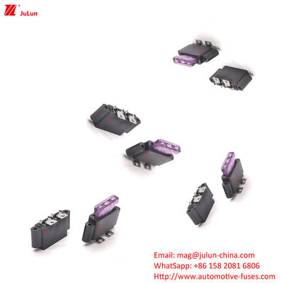 Circuito di fusibili per autoveicoli protegge dispositivi elettronici con tensione nominale 32V Mini porta fusibili per autoveicoli