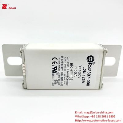 RSZ307 Bolt On Terminal Type EV Charger Fuses con caratteristiche di fusione medie