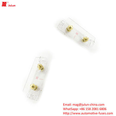 2 poli 30 Amp Automotive Fuse Holder Autoparti professionali di rame Contatto ANS / MIDI