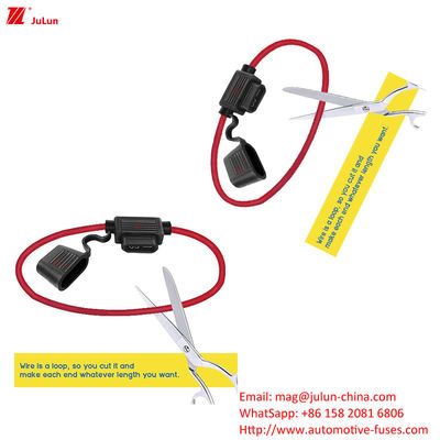 ANS / MIDI Piccolo supporto di fusibile per auto a ripristino manuale 40 Amp per veicoli elettrici sicuri