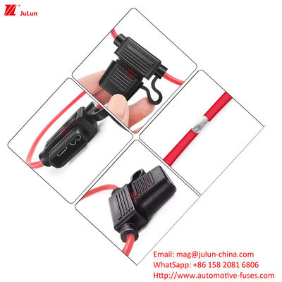 Blocco di porta fusibili in nylon per autoveicoli con mono / doppio polo 30A-500A 32V