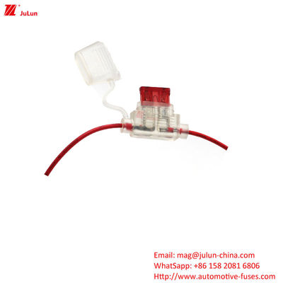 EU UL Standard Automotive Plug In Circuit Breaker Fuse Holder Tensione nominale 32V Corrente 25A-80A Per veicolo elettrico