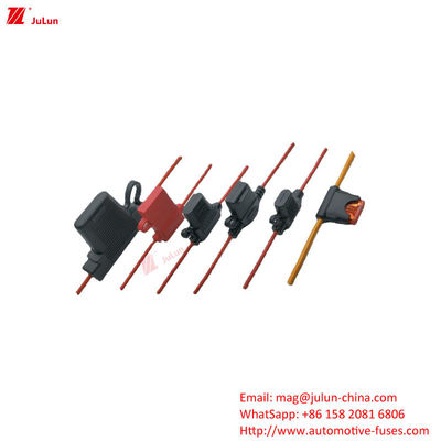 Possessore di fusibile per veicoli elettrici ad alta stabilità 32V 25A-100A polimero ignifuge in PVC