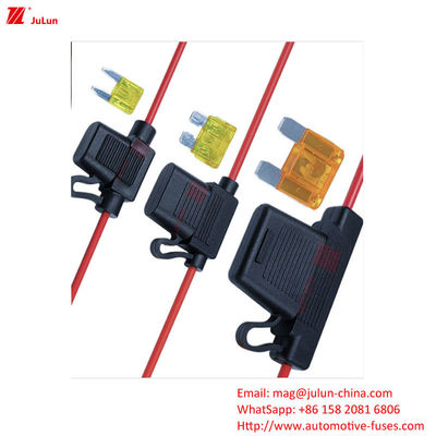 Medio, piccolo, di grande qualità con piombo tenitore di fusibile impermeabile/interruttore di circuito materiale di alloggiamento in nylon tensione nominale 32V Applicazioni automobilistiche/veicoli elettrici/autobus