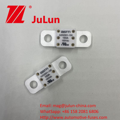 ASTM A202001 100A 150VDC Fusibili per automobili in ceramica per la protezione da cortocircuito nei caricabatterie e altre specifiche