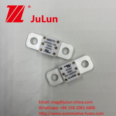 ASTM corrente elettrica 100A 150VDC A202001 Fusibili per auto in ceramica per prestazioni durevoli