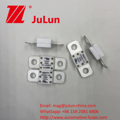 A202001-300A Fusibili per autoveicoli in ceramica a 150VDC con corrente elettrica 100A 150A 200A 250A 300A 350A 400A 500A e distanza di apertura di 39 mm