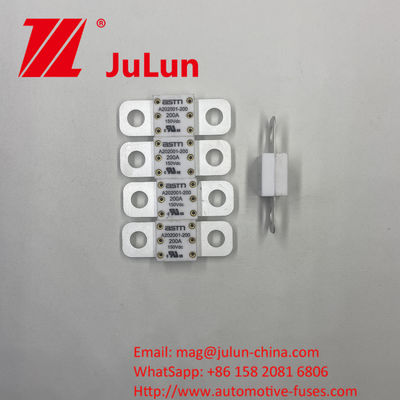 Fusibili ceramici per autoveicoli ad alta corrente A202001-100A 150VDC per la protezione da cortocircuito 150VDC 100A 150A 200A 250A 300A 350A 400A 500A