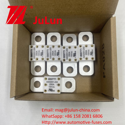 250A 150VDC A202001 ASTM Fusibili automotive in ceramica per caricabatterie e ecc. Realizzati in rame ceramico argento quarzo sabbia oro